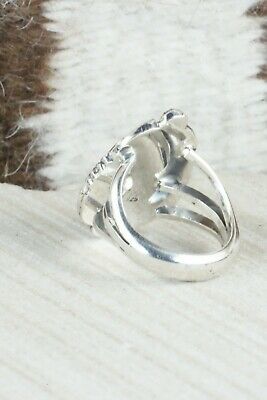 Turquoise & Sterling Silver Ring - Irvin Tsosie - Size 7