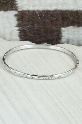 Sterling Silver Bangle - Elaine Tahe