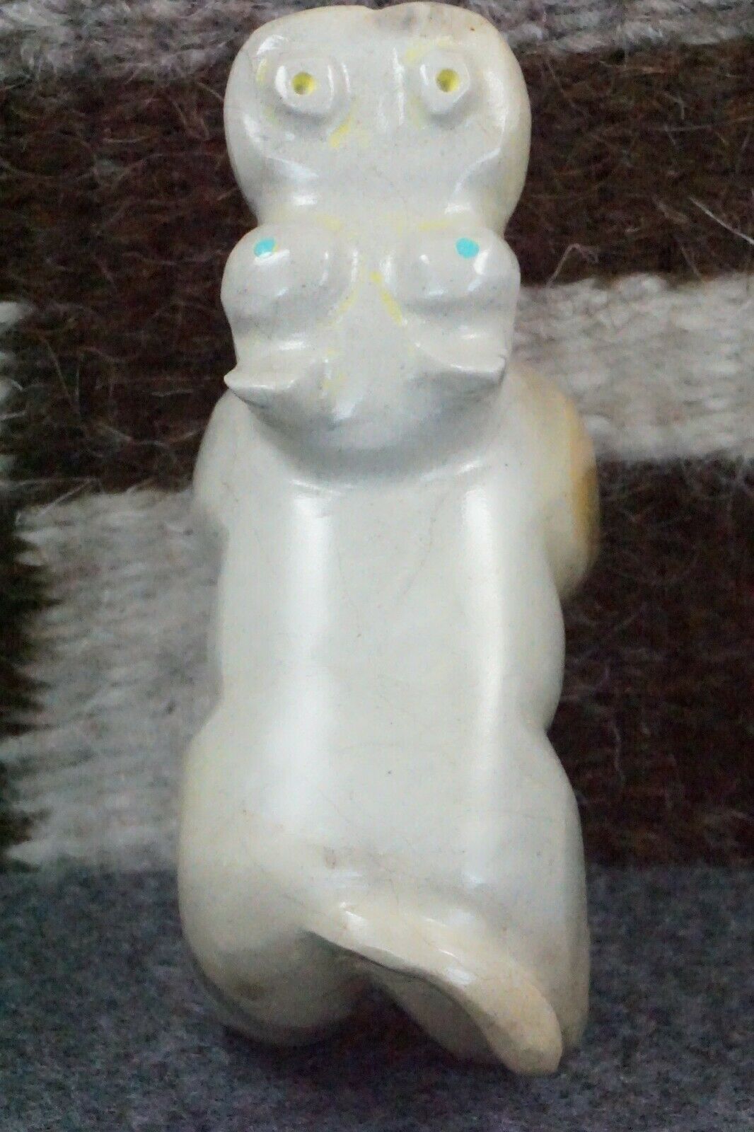 Hippo Zuni Fetish Carving - Enrike Leekya