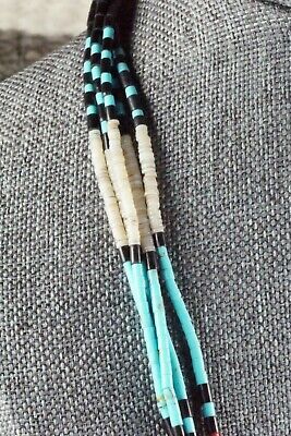 Turquoise, Coral & Shell Necklace - Esquipula Tenorio