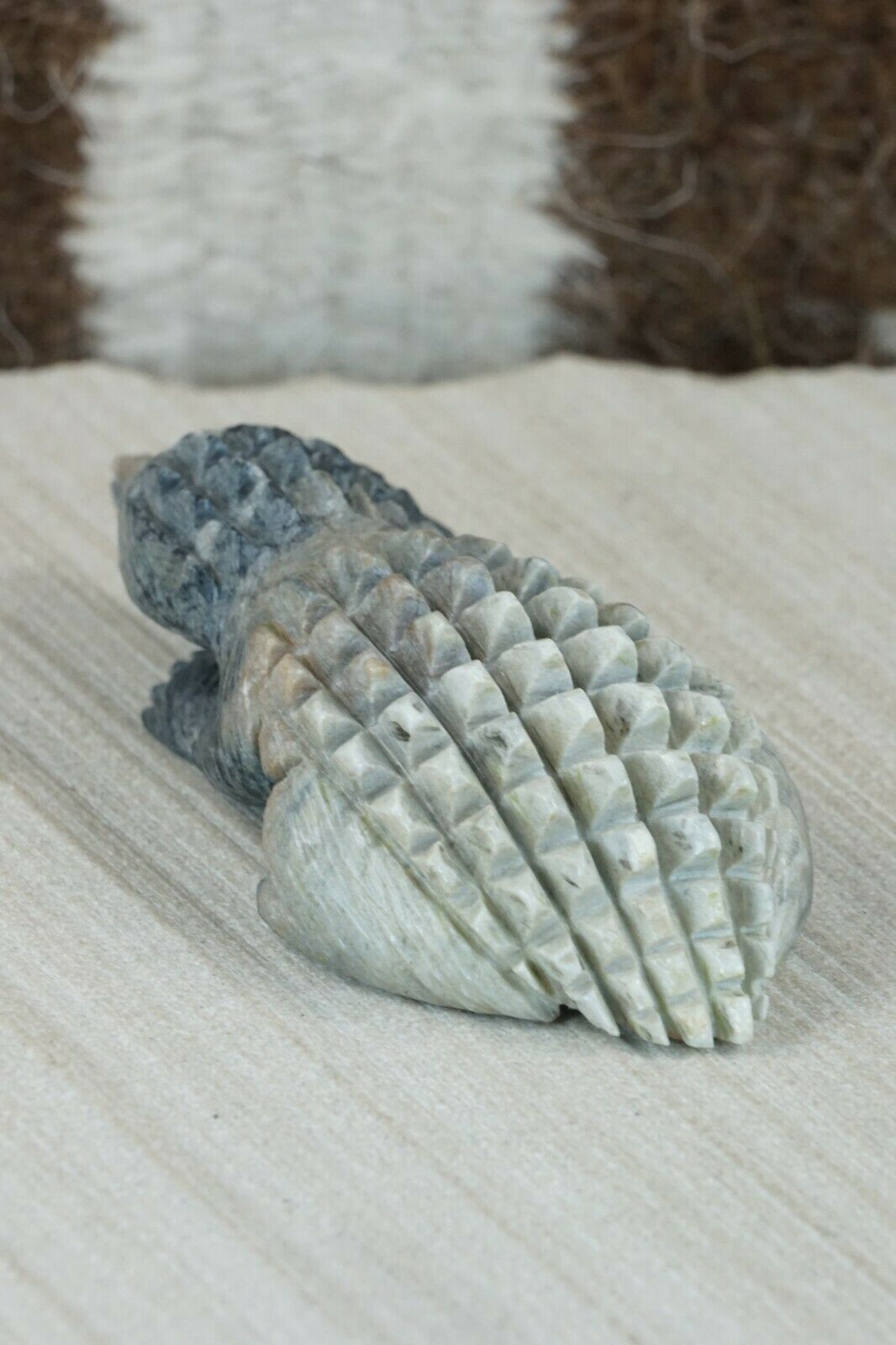 Horned Toad Zuni Fetish Carving - Jonas Hastito