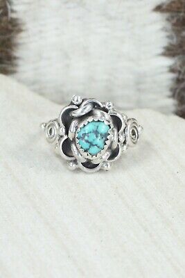 Turquoise & Sterling Silver Ring - Maritta Martinez - Size 7
