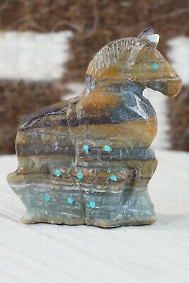 Horse Zuni Fetish Carving - Jerrold Lahaleon - High Lonesome Trading