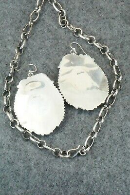 Turquoise & Sterling Silver Necklace and Earrings - Nora Tsosie
