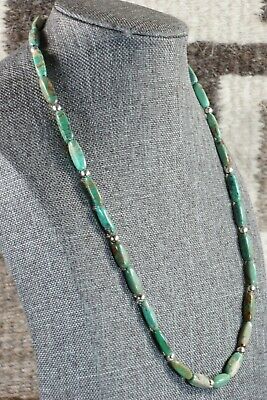 Navajo Turquoise & Sterling Silver Necklace - Native American