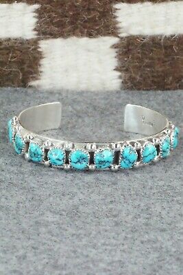 Turquoise and Sterling Silver Bracelet - Darleen Begay