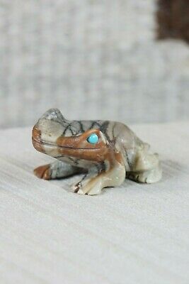 Frog Zuni Fetish Carving - Dane Malani - High Lonesome Trading