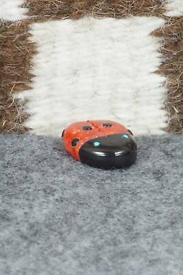 Lady Bug Zuni Fetish Carving - Reynold Lunasee