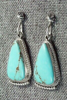 Turquoise & Sterling Silver Earrings - Sharon McCarthy