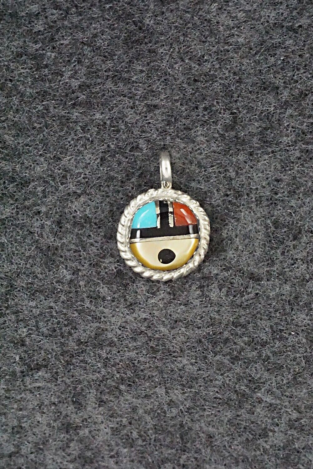 Multi Stone & Sterling Silver Pendant - Elvira Kiyite