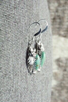 Turquoise & Sterling Silver Earrings - KimMarie Whitehorse