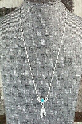 Turquoise & Sterling Silver Necklace - Sharon McCarthy