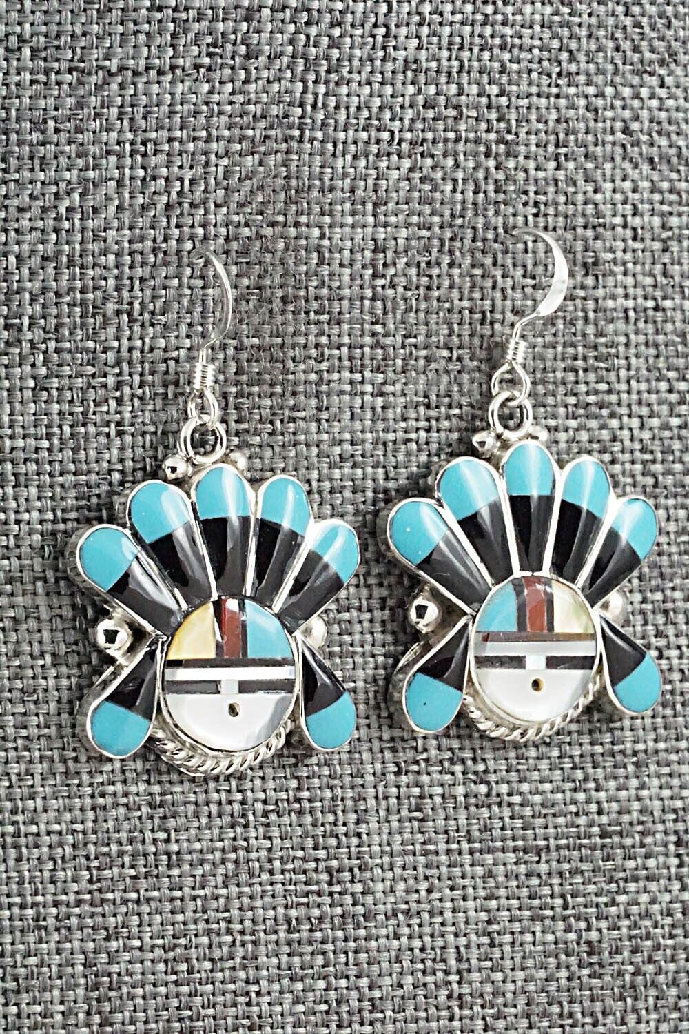 Multi Stone & Sterling Silver Earrings - Clarence Niha