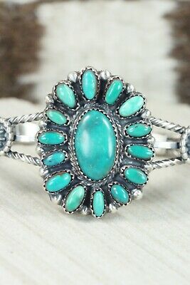 Turquoise & Sterling Silver Bracelet - Roberta Begay