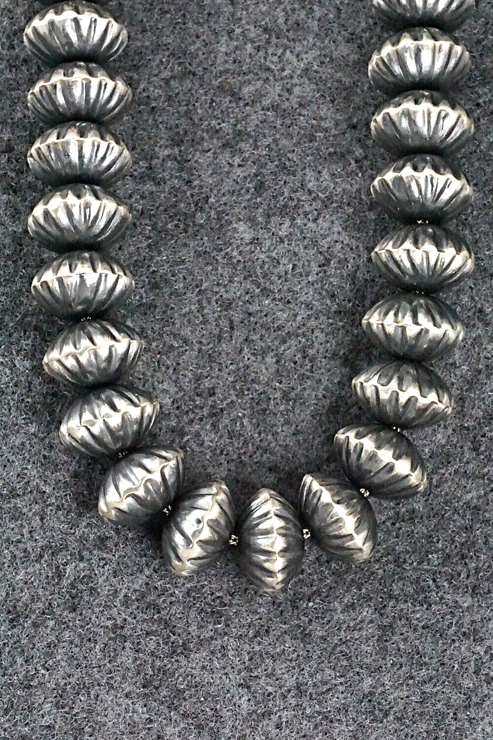 Sterling Silver Navajo Pearl Necklace - Preston Haley
