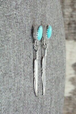 Turquoise & Sterling Silver Earrings - Sharon McCarthy