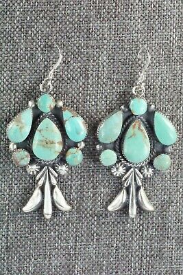 Turquoise & Sterling Silver Earrings - Bobby Platero