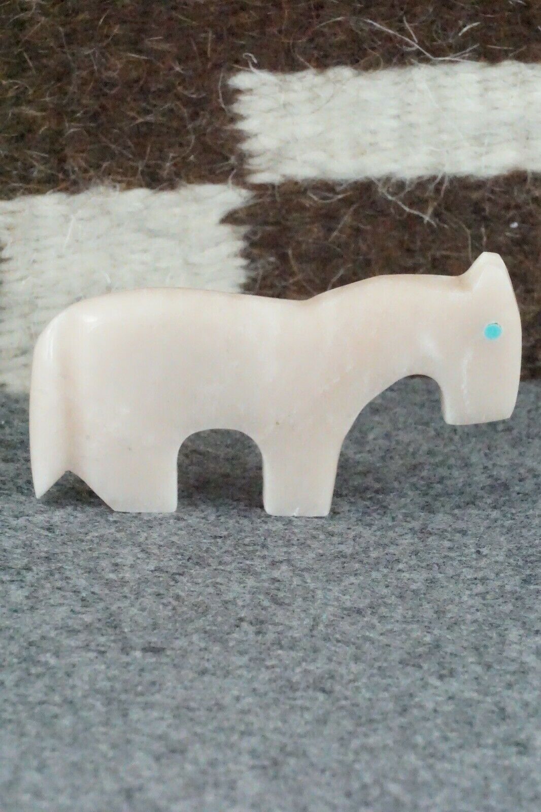 Horse Zuni Fetish Carving - Bernard Laiwakete - High Lonesome Trading