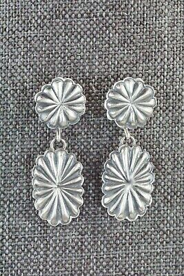 Navajo Sterling Silver Earrings - Eugene Charley