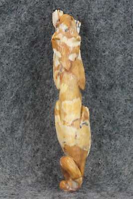 Mountain Lion Zuni Fetish Carving - Lance Cheama