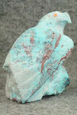 Eagle Zuni Fetish Carving - Derrick Kaamasee