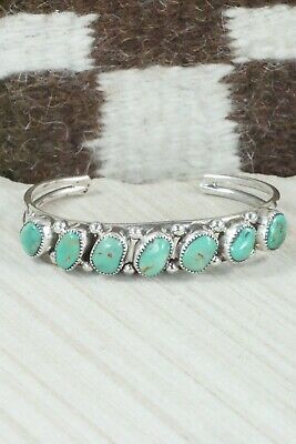 Turquoise and Sterling Silver Bracelet - Pricilla Reeder