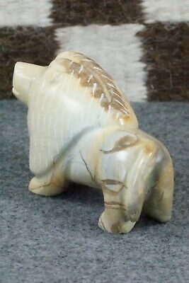 Lion Zuni Fetish Carving - Enrike Leekya