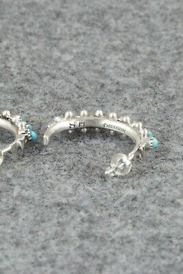 Turquoise & Sterling Silver Earrings - Stephen Haloo