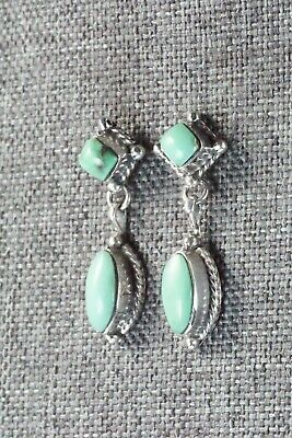 Turquoise & Sterling Silver Earrings - Bucky Belin