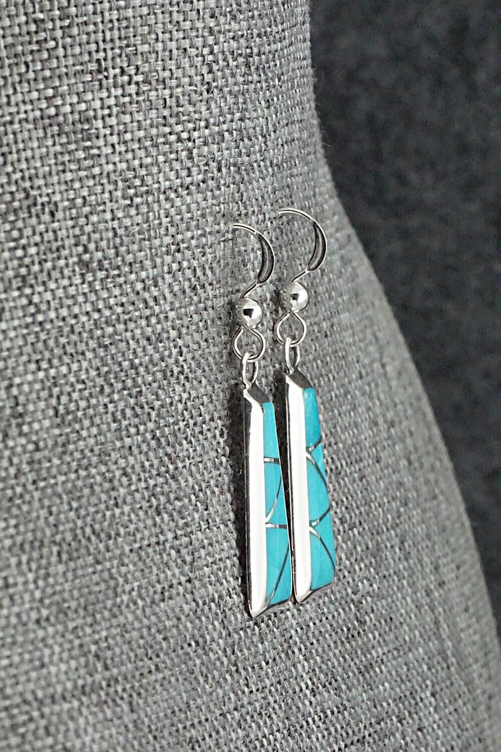 Turquoise & Sterling Silver Earrings - Stewart Tucson