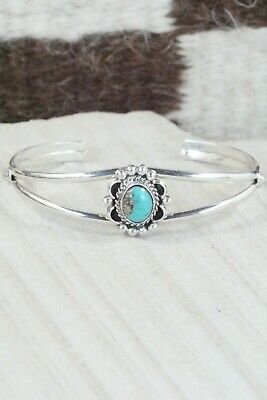 Navajo Turquoise & Sterling Silver Bracelet - Jan Mariano