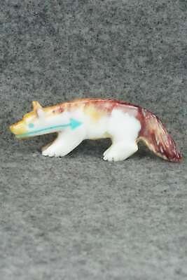 Wolf Zuni Fetish Carving - Andres Quandelacy