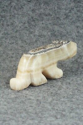 Mountain Lion Zuni Fetish Carving - Reynold Lunasee