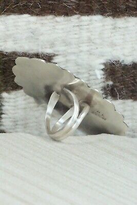 Turquoise & Sterling Silver Ring - Rita Lee - Size 8.25