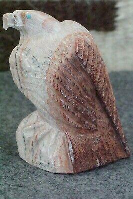 Eagle Zuni Fetish Carving - Derrick Kaamasee - High Lonesome Trading