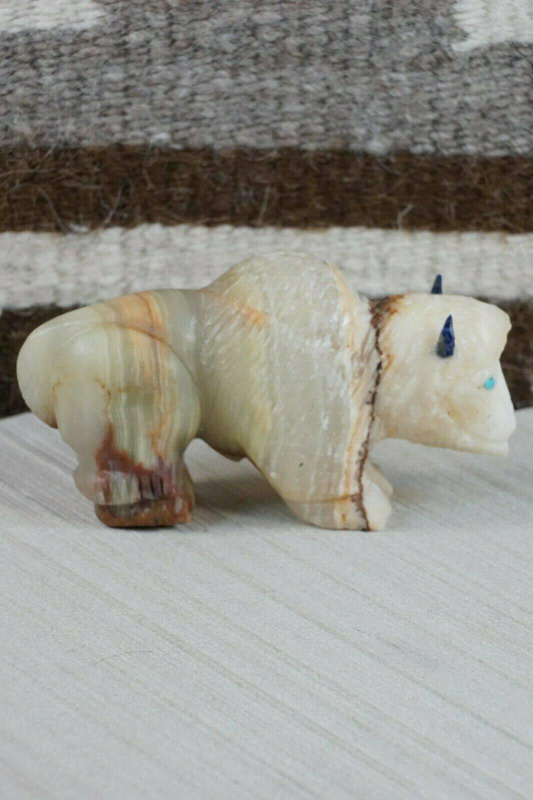 Buffalo Zuni Fetish Carving - Jon Quam - High Lonesome Trading