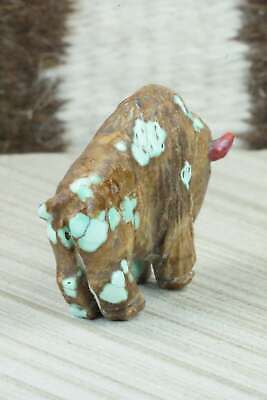 Buffalo Zuni Fetish Carving - Andres Quandelacy