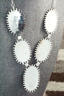 Turquoise & Sterling Silver Necklace and Earrings - Nathaniel Nez
