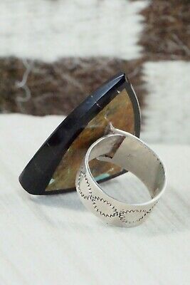 Multi Stone Inlay & Sterling Silver Ring - Chris Nieto