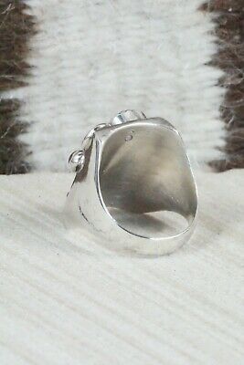 Turquoise & Sterling Silver Ring - Wilbur Myers - Size 9