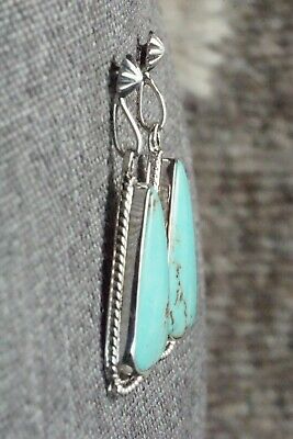 Turquoise & Sterling Silver Earrings - Sharon McCarthy