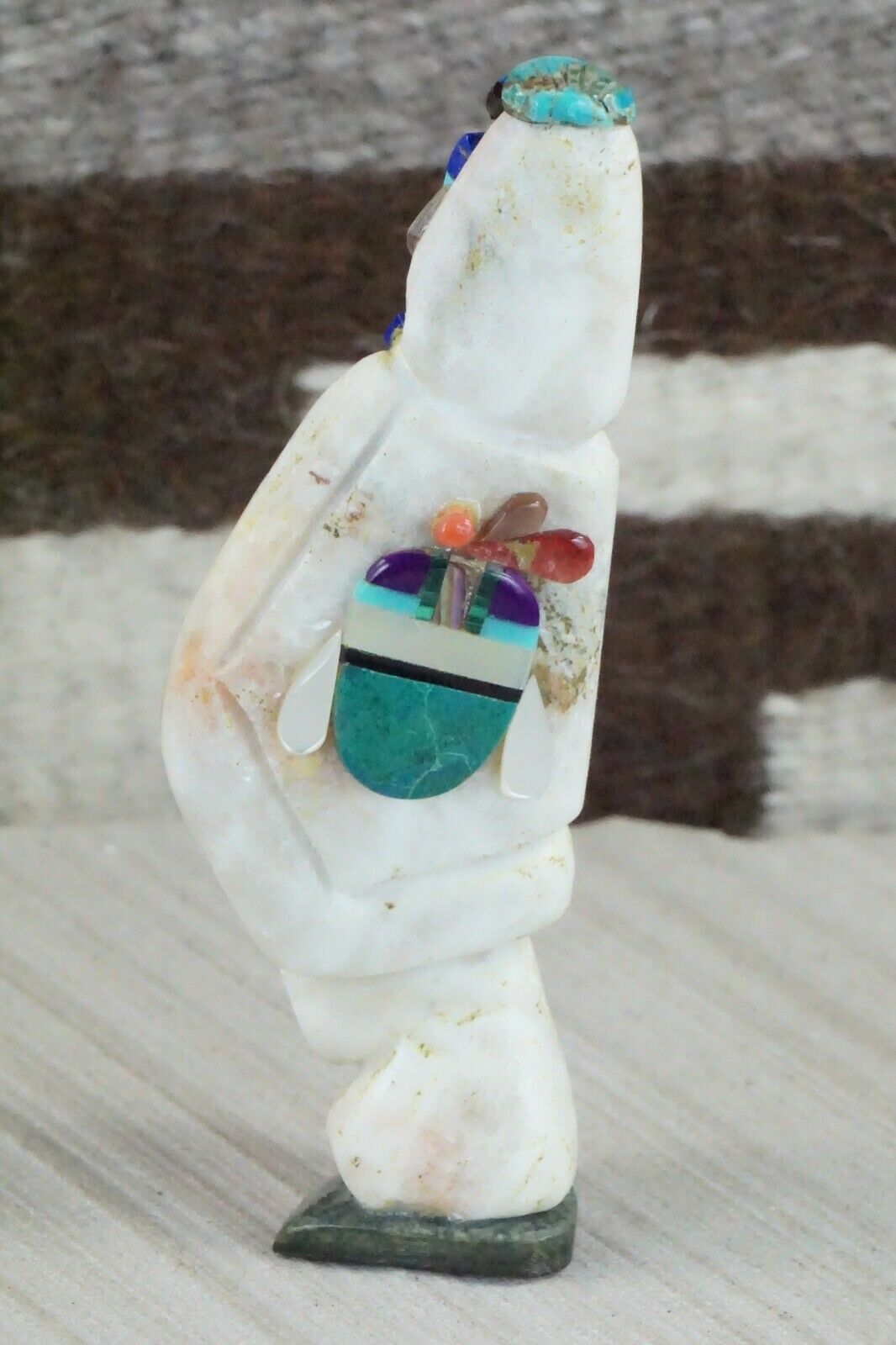 Corn Maiden Zuni Fetish Carving - Roger Shebola