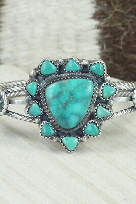 Turquoise & Sterling Silver Bracelet - Roberta Begay