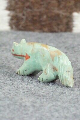 Wolf Zuni Fetish Carving - Andres Quandelacy