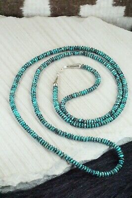Turquoise & Sterling Silver Necklace - Navajo