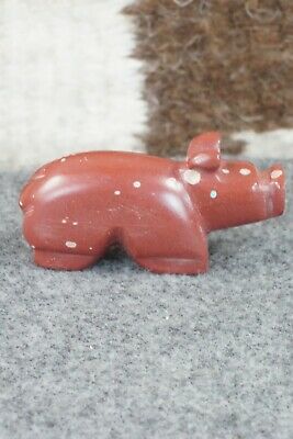 Pig Zuni Fetish Carving - Brandon Phillips