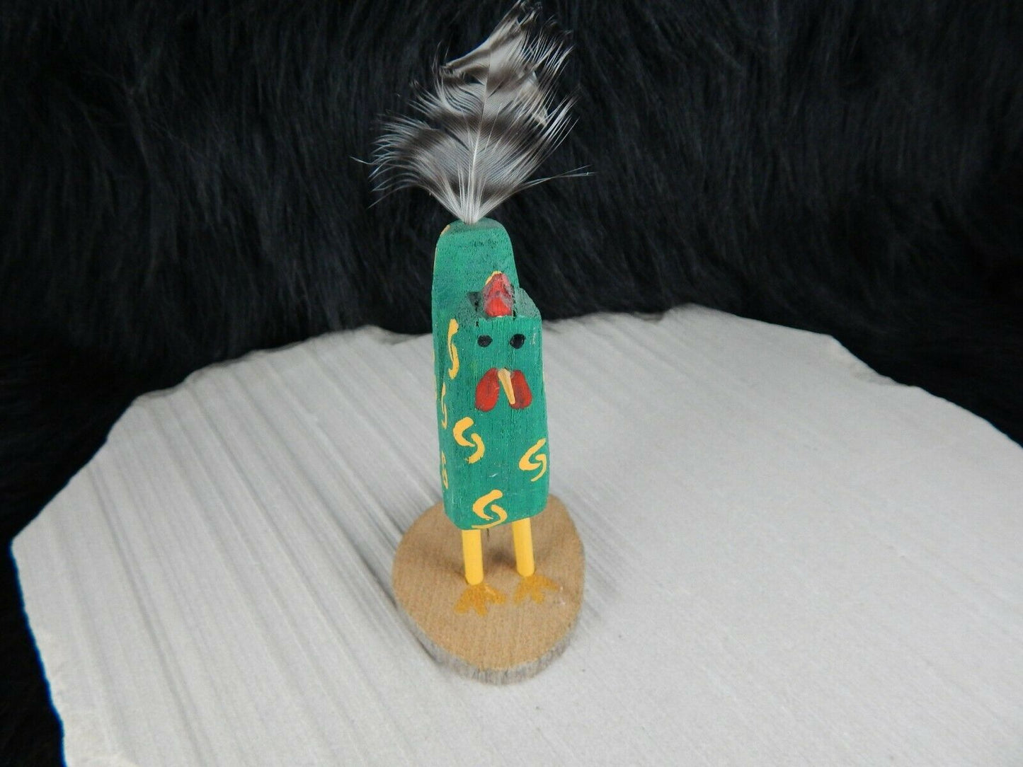 Navajo Chicken Folk Art - I.S. Yaz - Native American - High Lonesome Trading