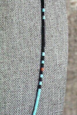 Turquoise, Shell, Coral & Sterling Silver Necklace - Esquipula Tenorio
