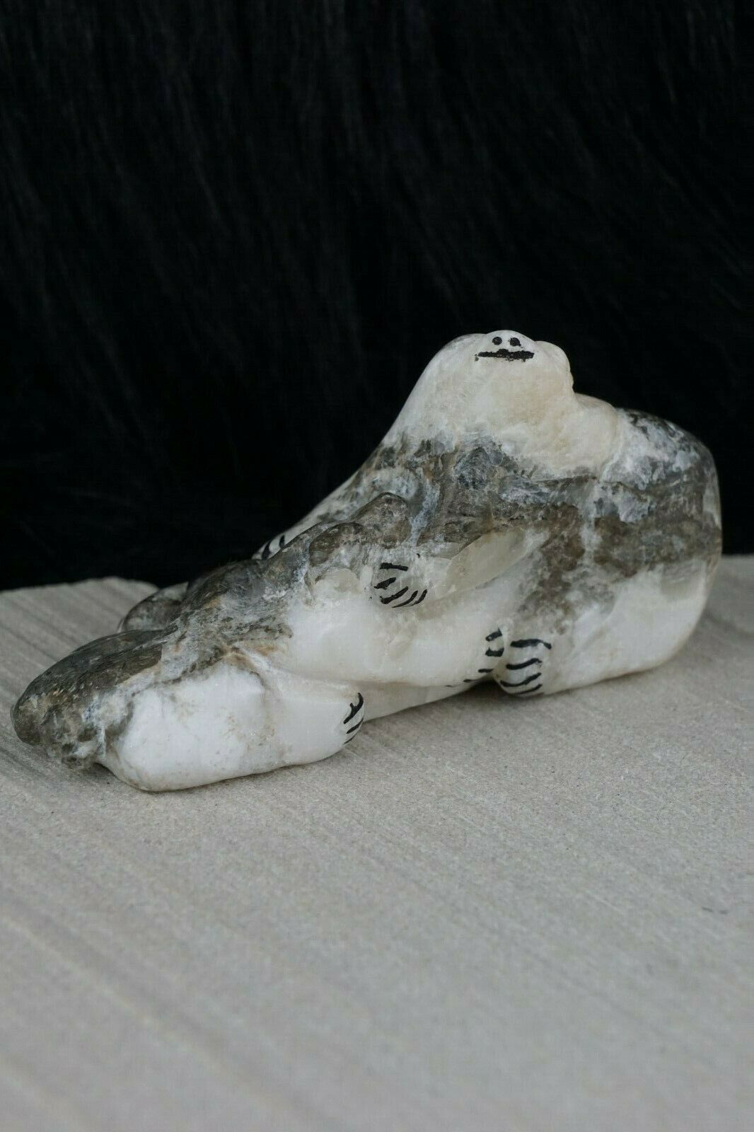 Bear Zuni Fetish Carving - Rick Kallestewa - High Lonesome Trading