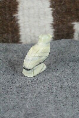 Owl Zuni Fetish Carving - Edison Bobelu